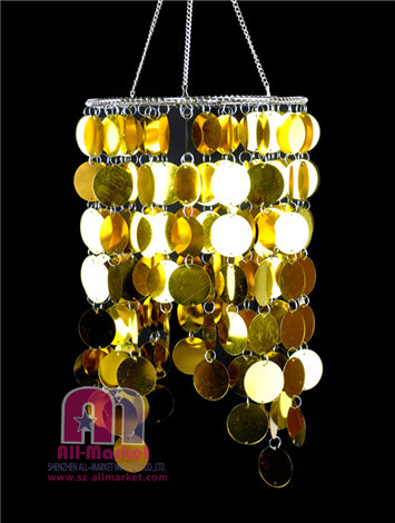 Gold PVC Chandelier