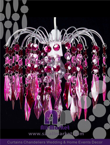 Pink Crystal Chandelier AMC235LIM