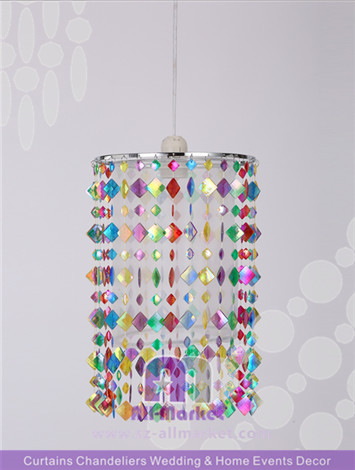 Hanging  Colored Crystal Chandelier AMC082AL
