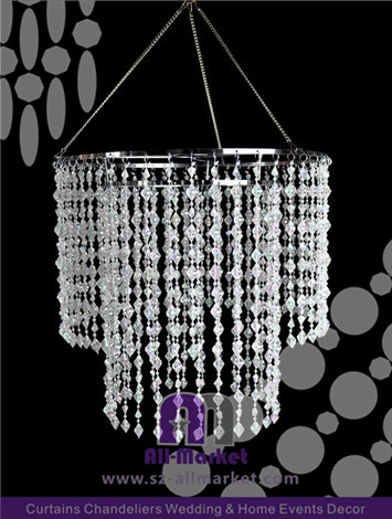 Clear Plastic Chandelier AMC2339LK