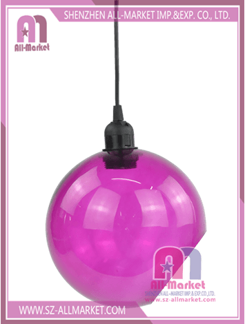 Glass Lamp Shade Pink