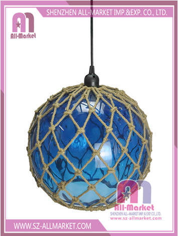 Hemp Rope Glass Lamp Shade