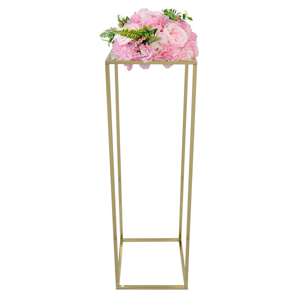 Rectangle Metal Wedding Flower Vase